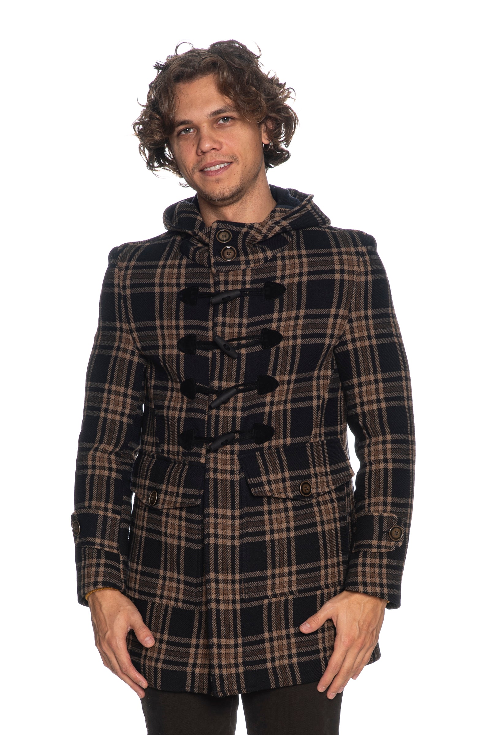 Montgomery Scozzese Uomo Cappotto Uomo Modello Montgomery, Vintage