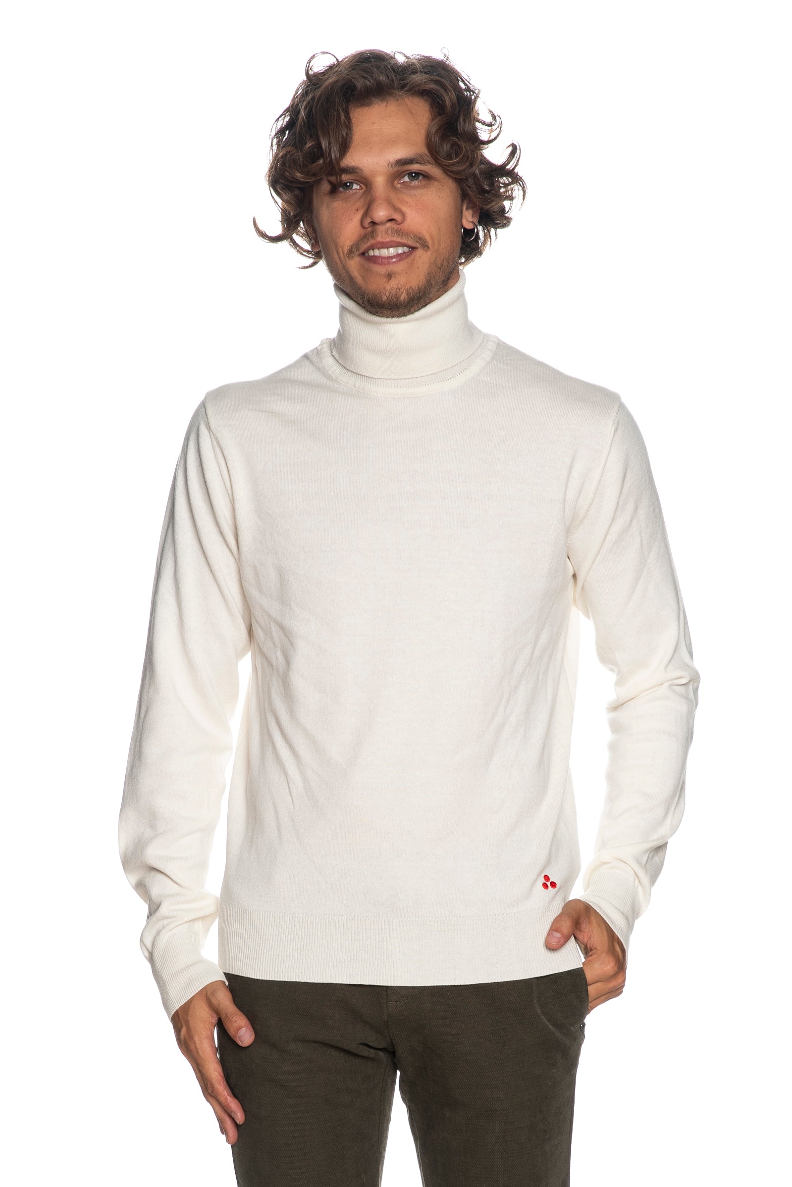 Maglia Pullover Peuterey Gorran Da Uomo Panna Scuderi Store