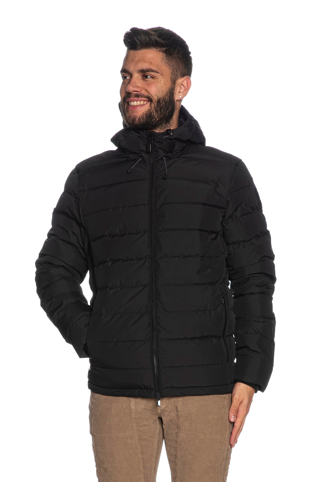 Piumino Ciesse Piumini Stevenson Real Down Jkt Da Uomo Nero