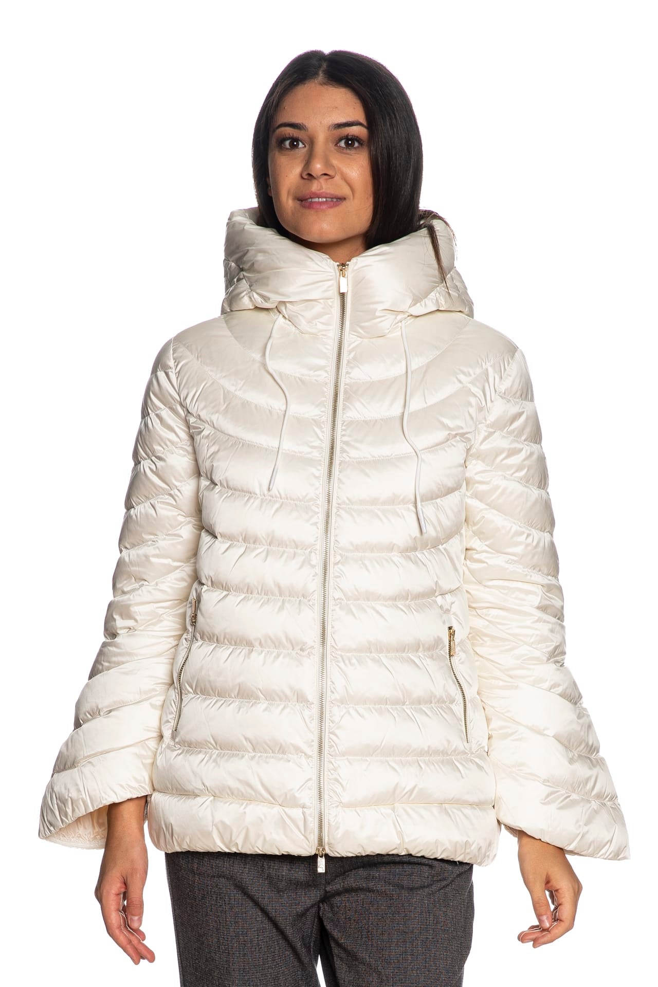 Piumino Ciesse Piumini Stephi Hoody Jkt Da Donna Latte Scuderi Store