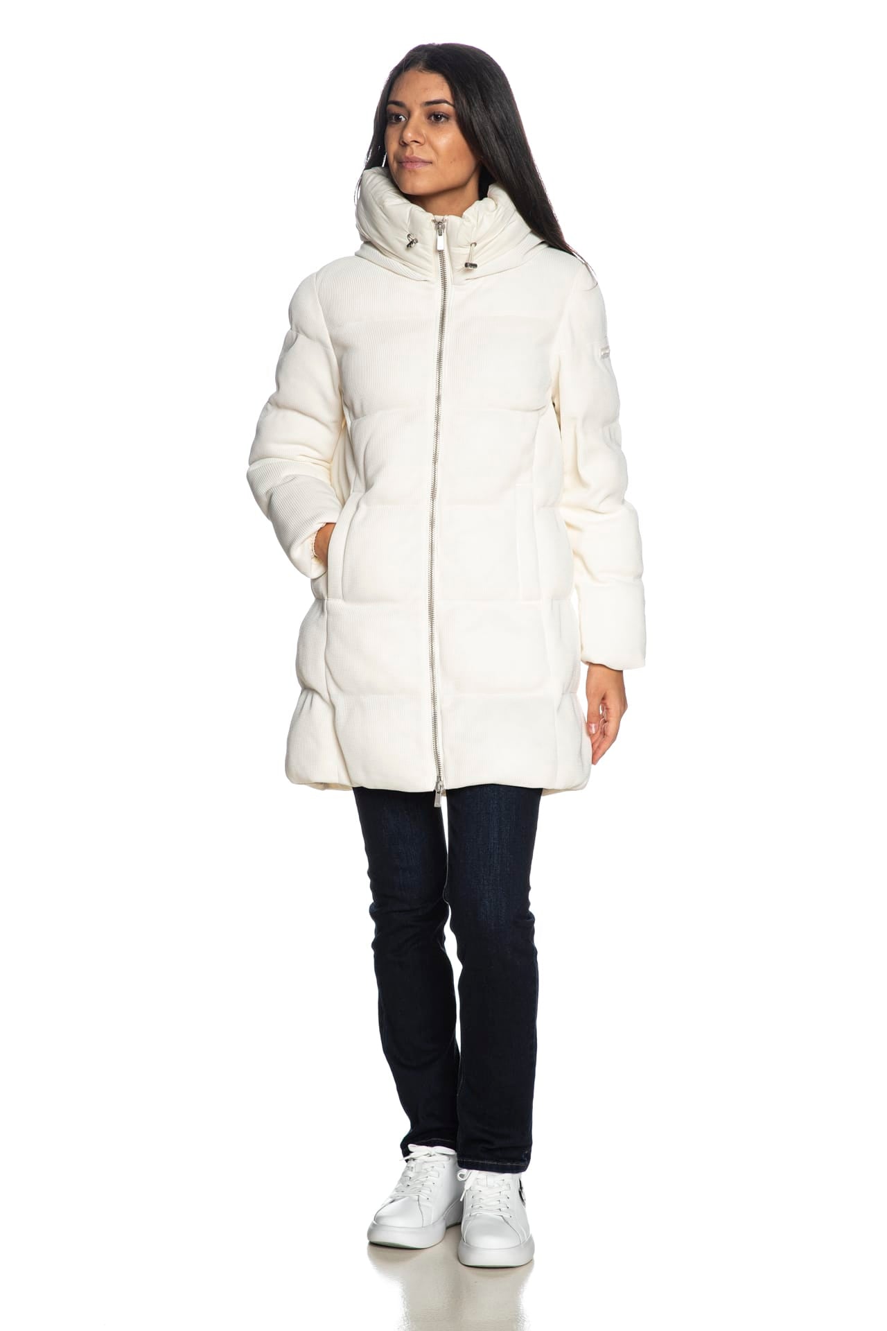 Giaccone Unity Ja Floor Aw Jkt Da Donna Bianco Scuderi Store