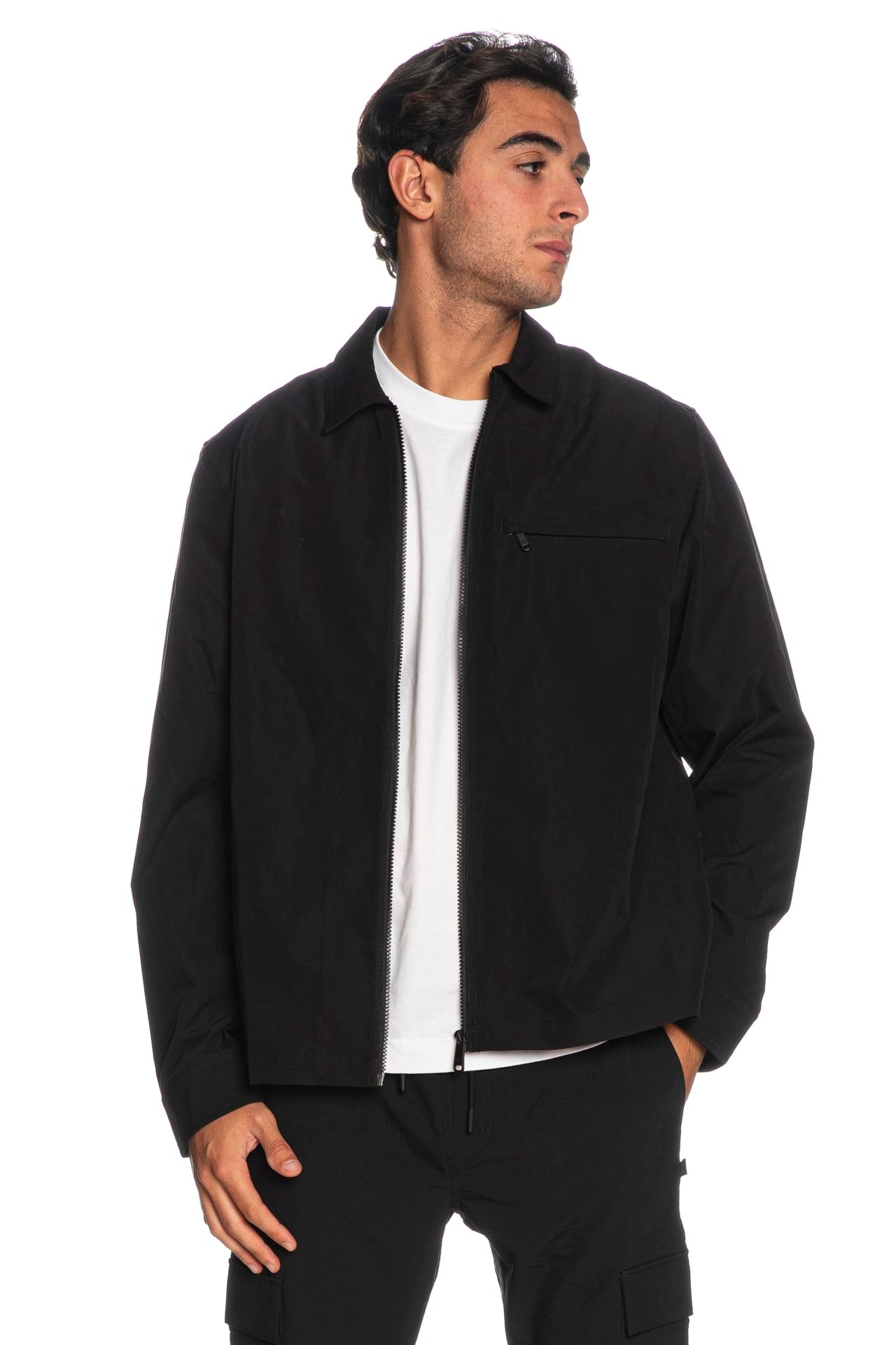 Giacca Camicia Calvin Klein Overshirt Da Uomo Nera Scuderi Store