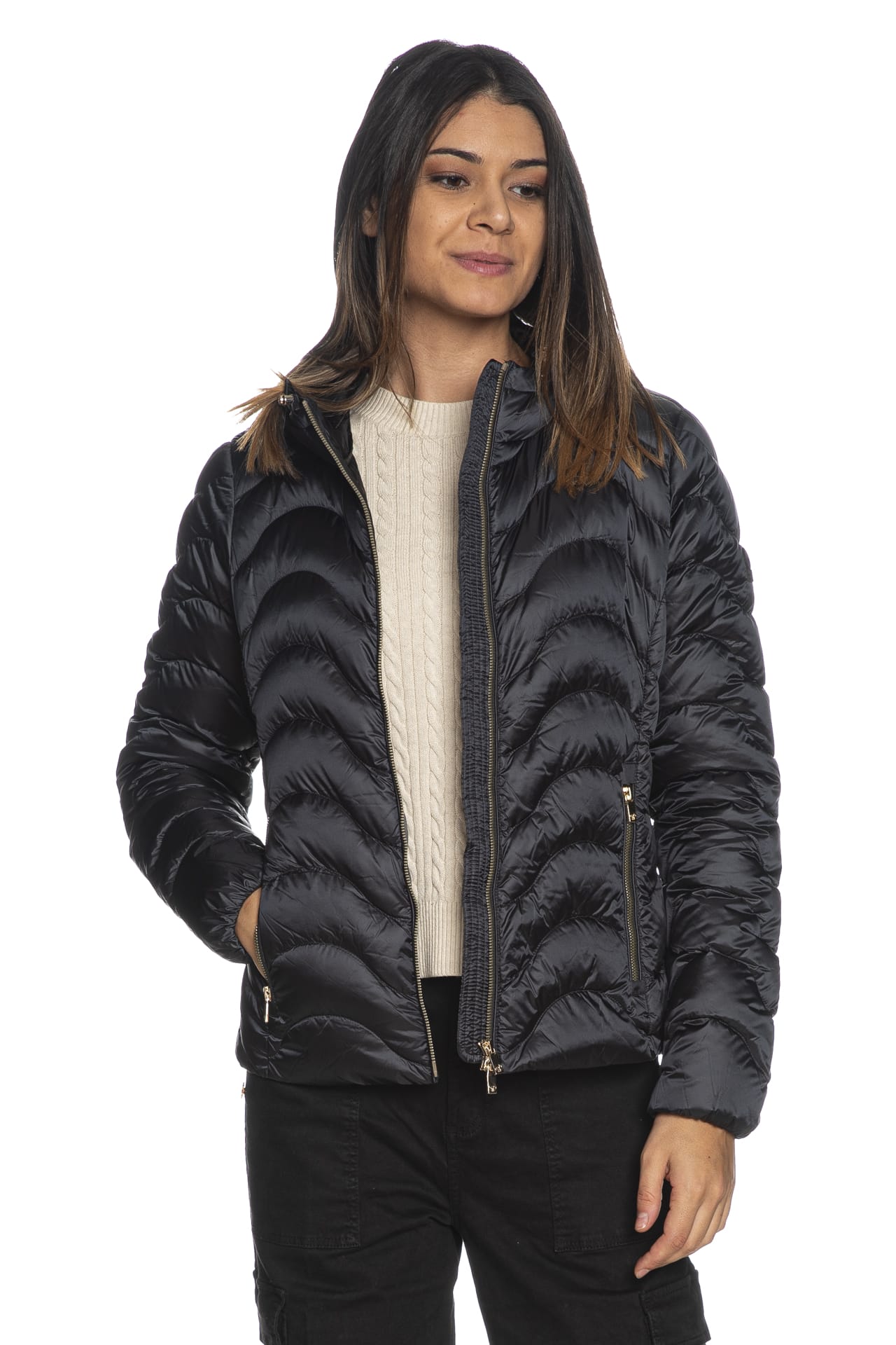 Piumino Ciesse Piumini Wanda Light Down Jkt Wave Quilt Da Donna