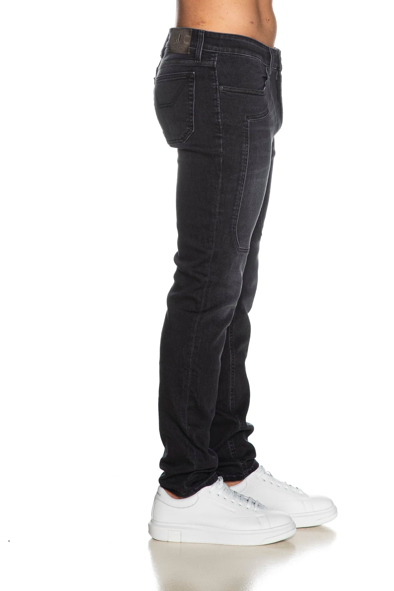 Scarpa Calzature Jeckerson Jeans Jeckerson John Da Uomo Denim Nero