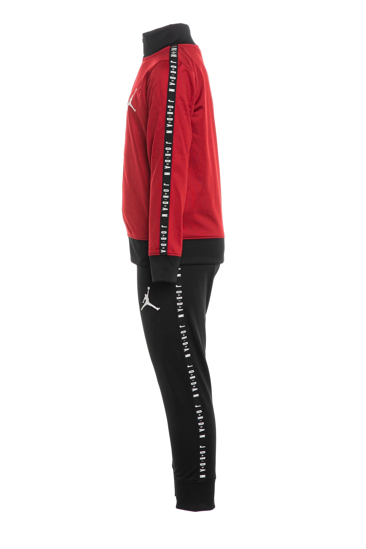 Tuta Nike Jordan Air Jkt Pant Da Bambino Rosso Granada Nera