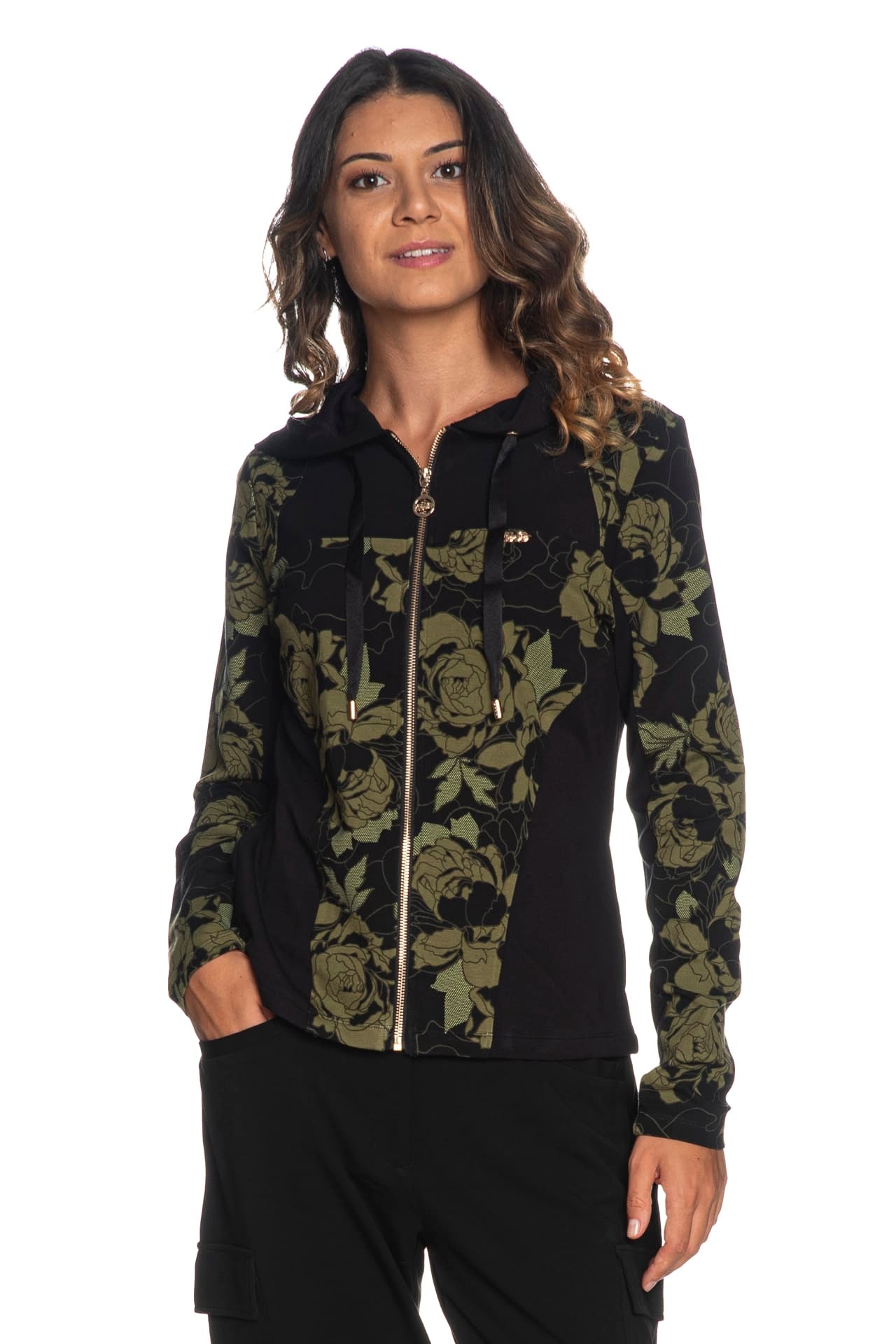 Tuta Elegante Tuta Liu Jo A Fiori Felpa Floreale Liu Jo Felpa