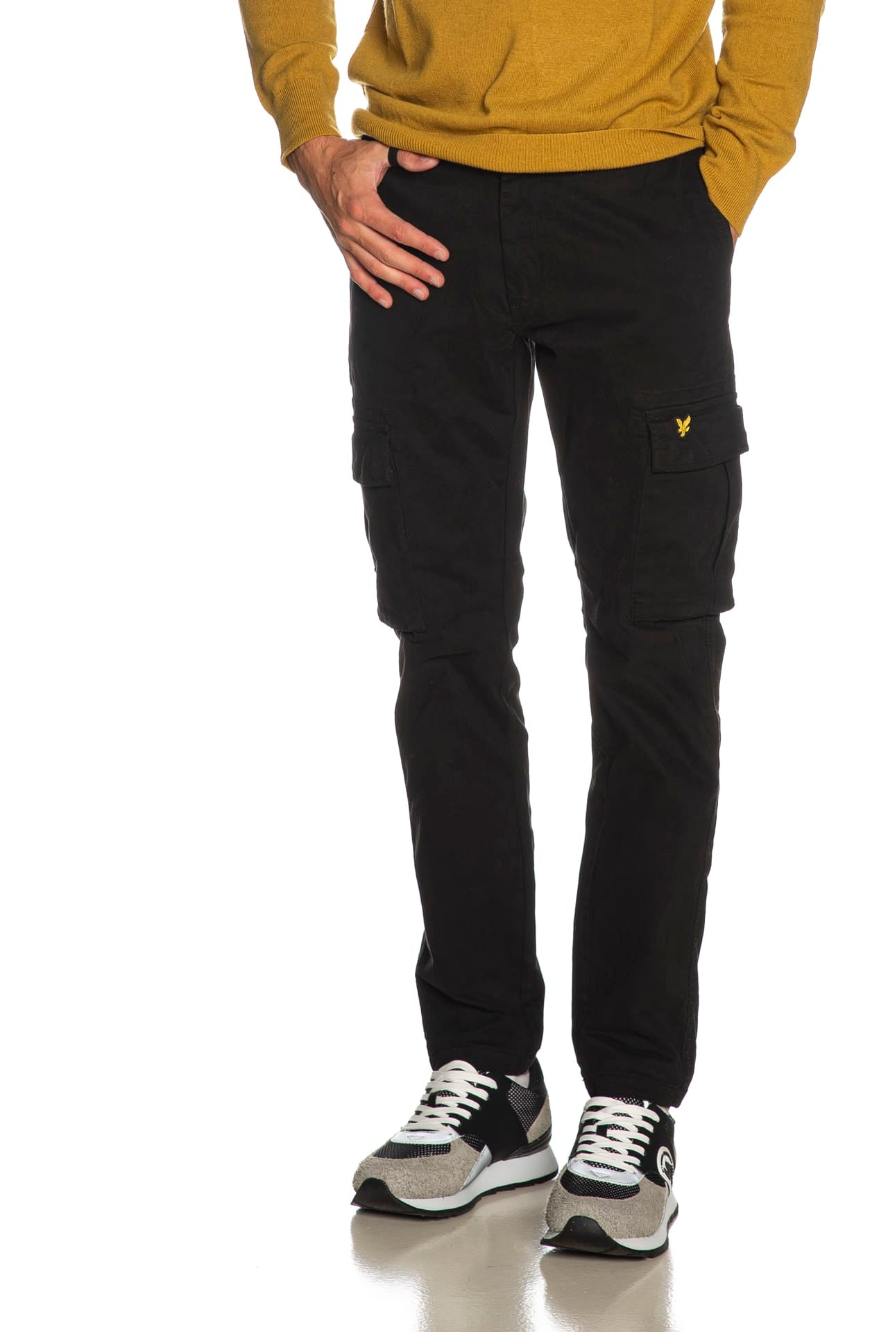 Pantalone Lyle Scott Cg Pants Da Uomo Nero Scuderi Store