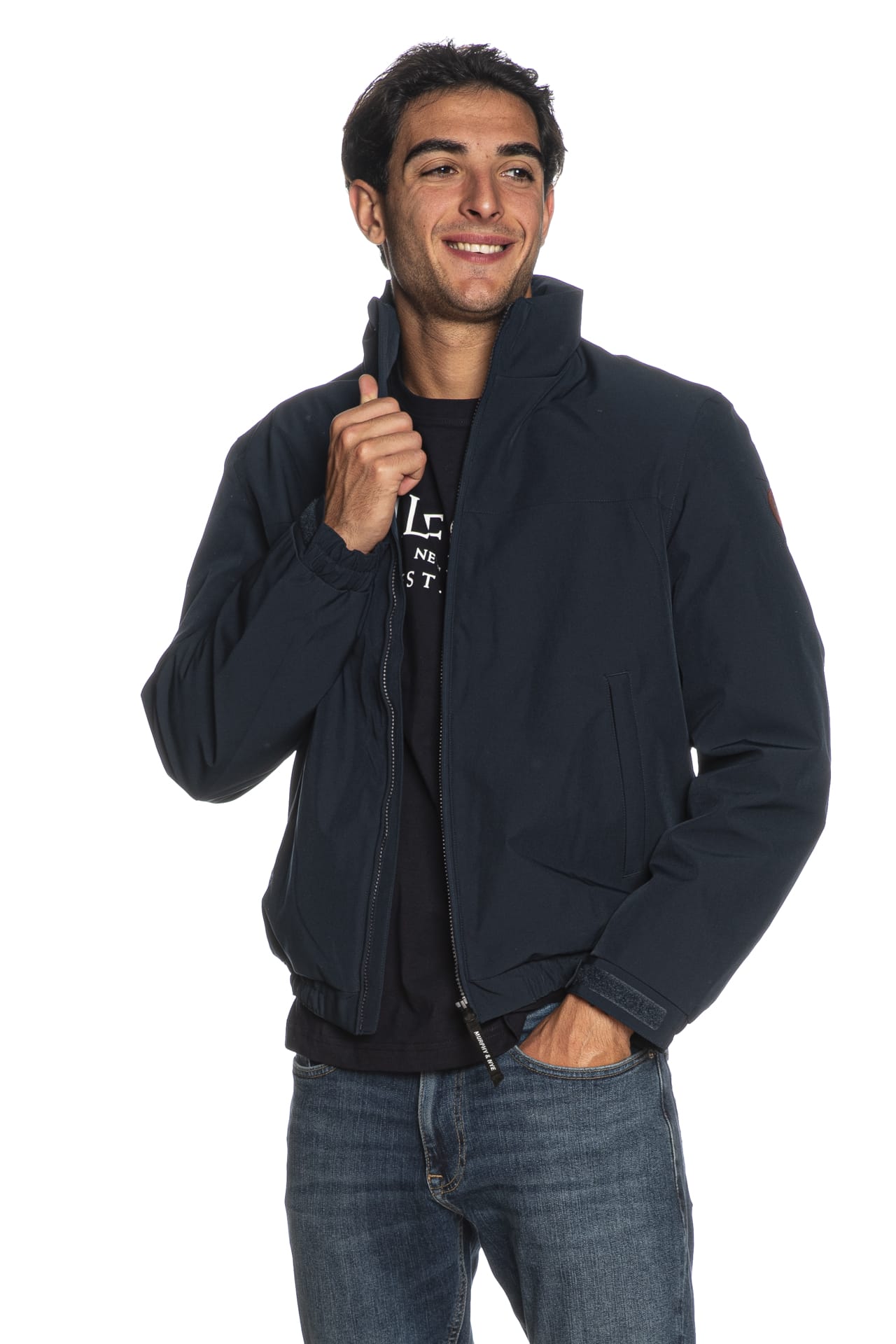 Giubbotto Murphy Nye Heavy Waikato Jacket Da Uomo Blu Navy