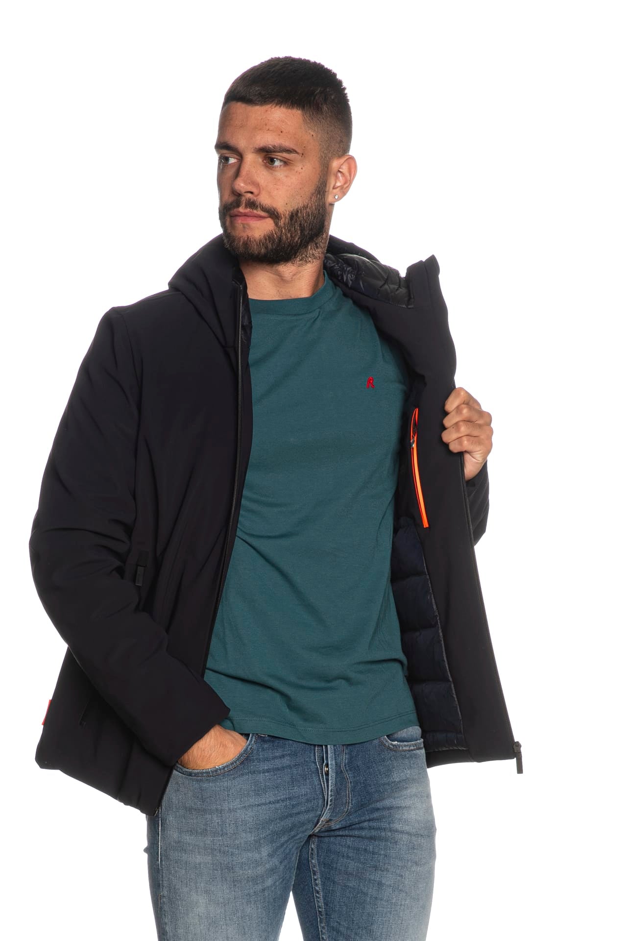 Giaccone Winter Storm Jkt Da Uomo Blu Marina Scuderi Store