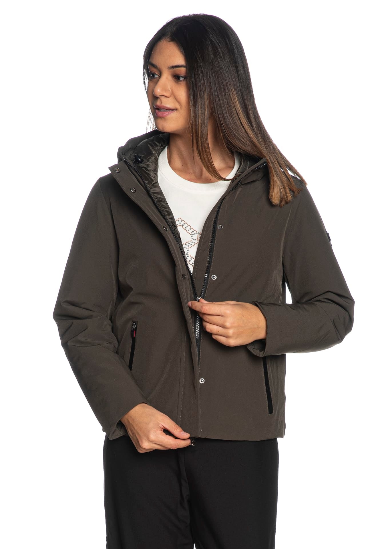 Canadian Giacca Donna Verde Scuro Ivonne Giacca Donna In Soft