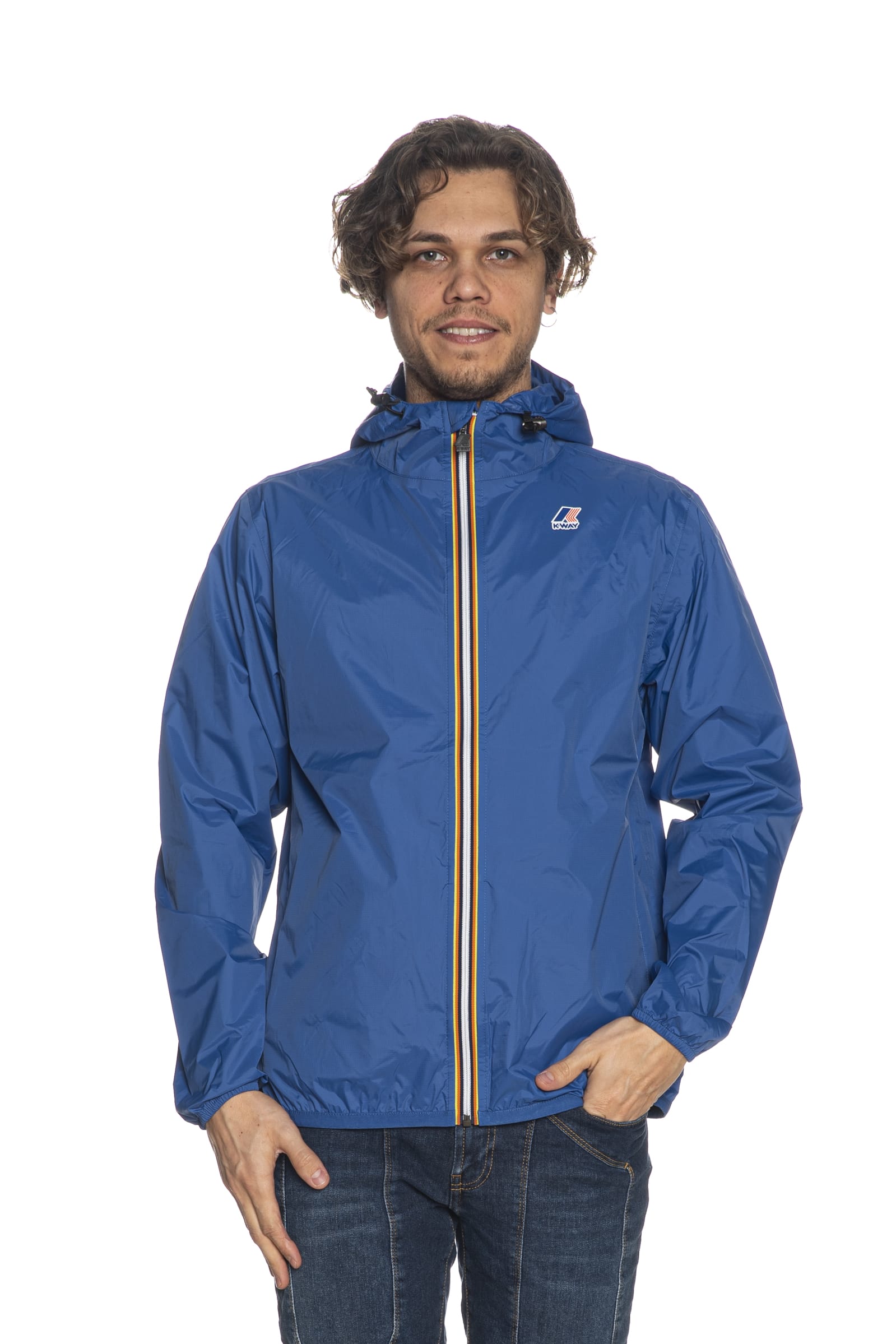 Giubbino K Way Le Vrai Claude Da Uomo Blu Reale Scuderi Store