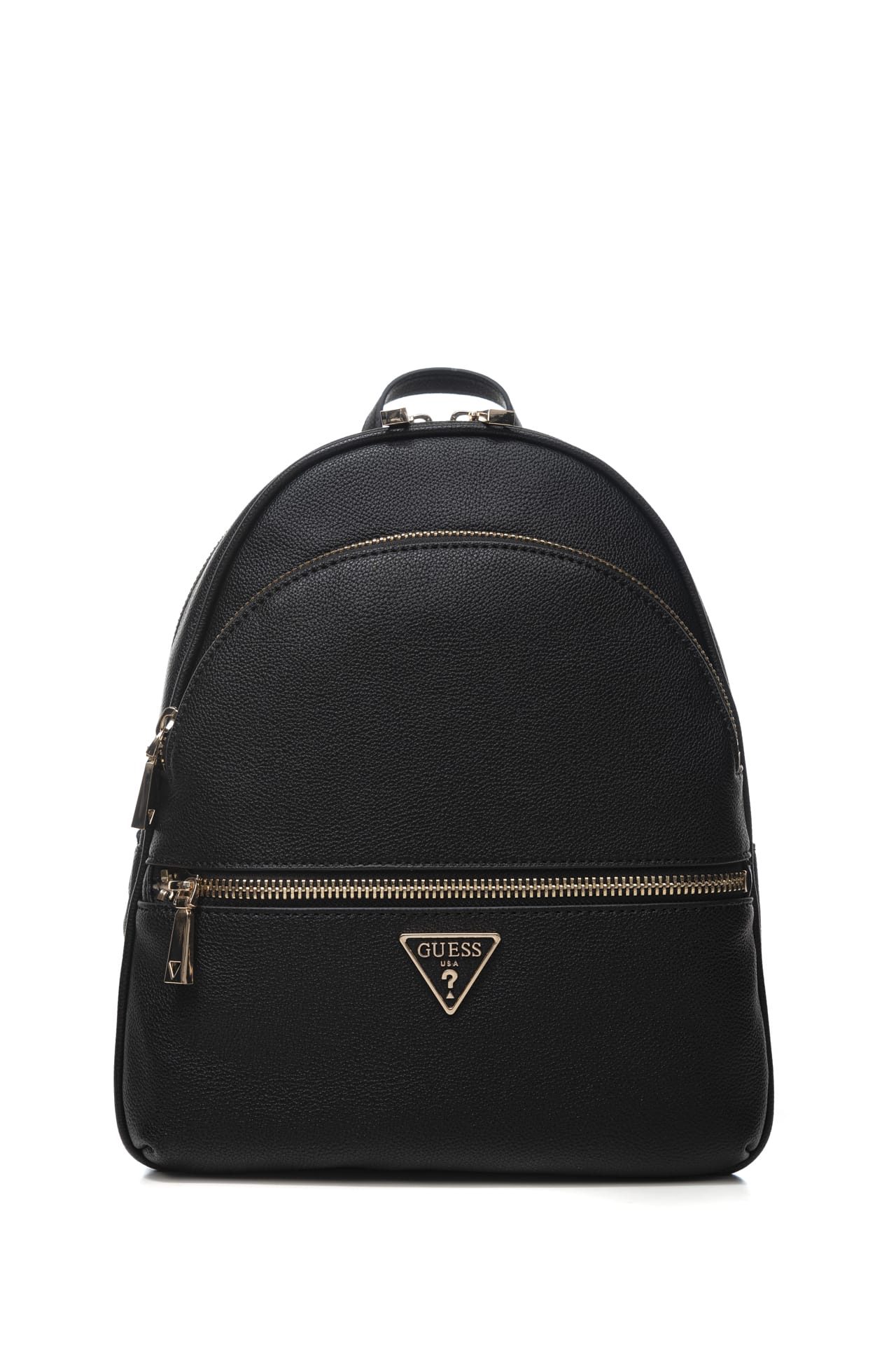 Zaino Guess Manhattan Backpack Large Da Donna Nero In Poliuretano