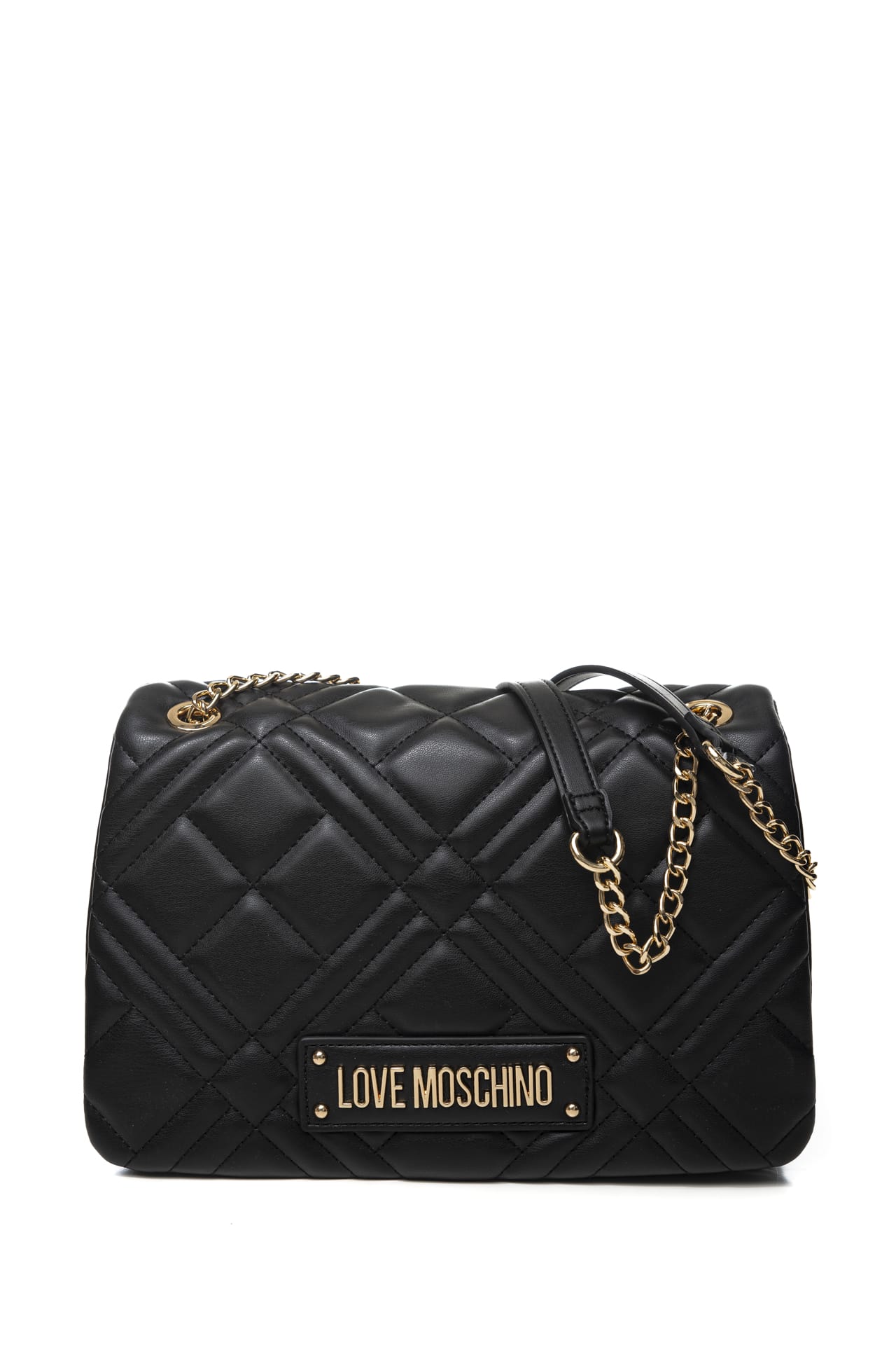 Love Moschino Pochette Pochette Nera Con Frange Borsa Donna A