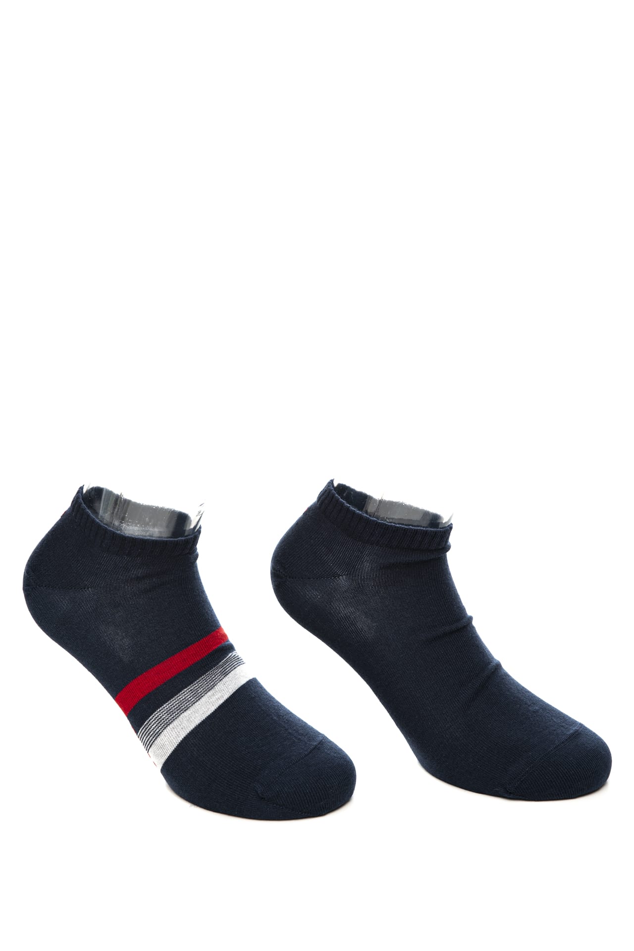 Calzini Tommy Hilfiger Th Men 2pk Da Uomo Blu In Misto Cotone E