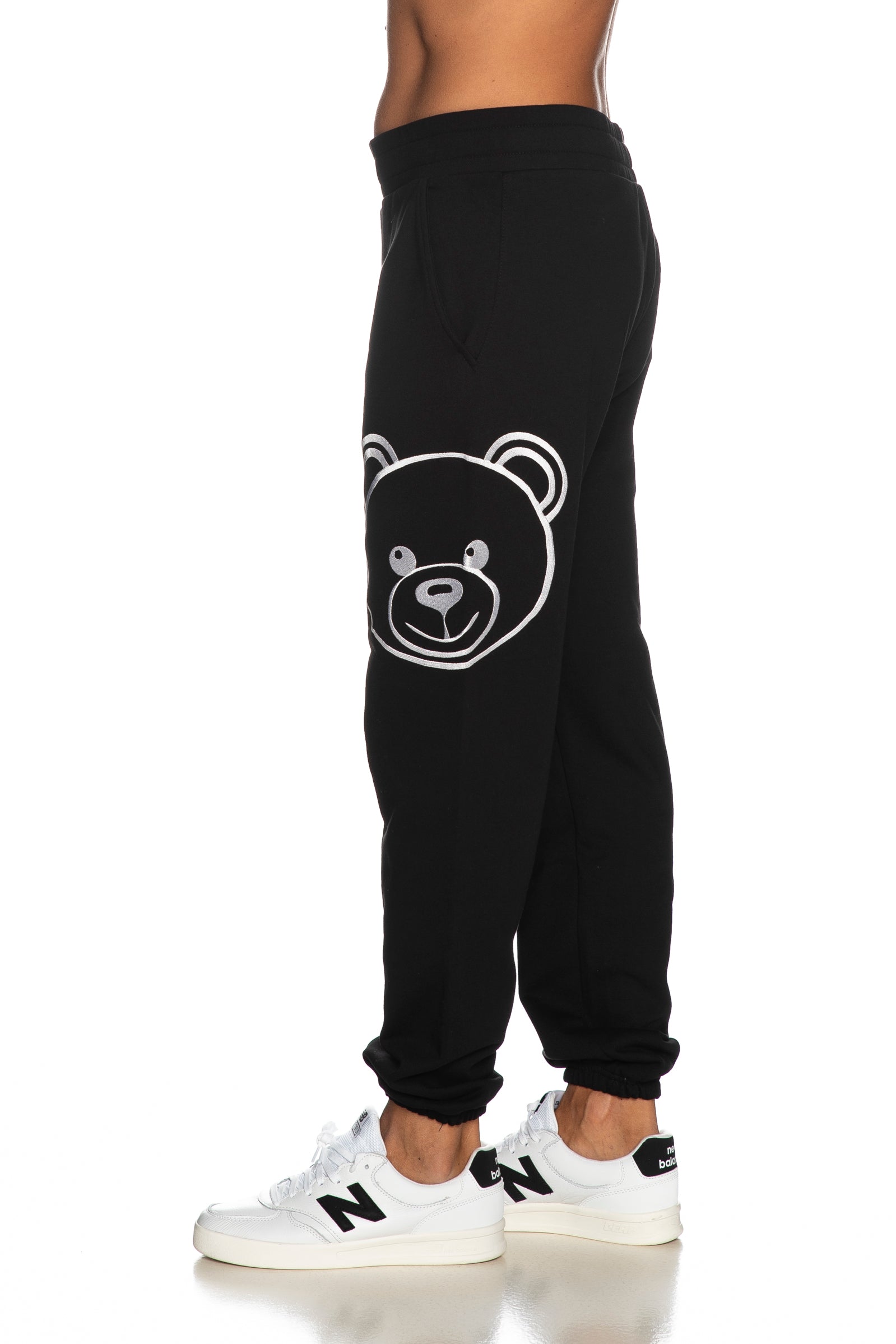 Pantalone Tuta Moschino Underwear Teddy Da Uomo Nero Scuderi Store