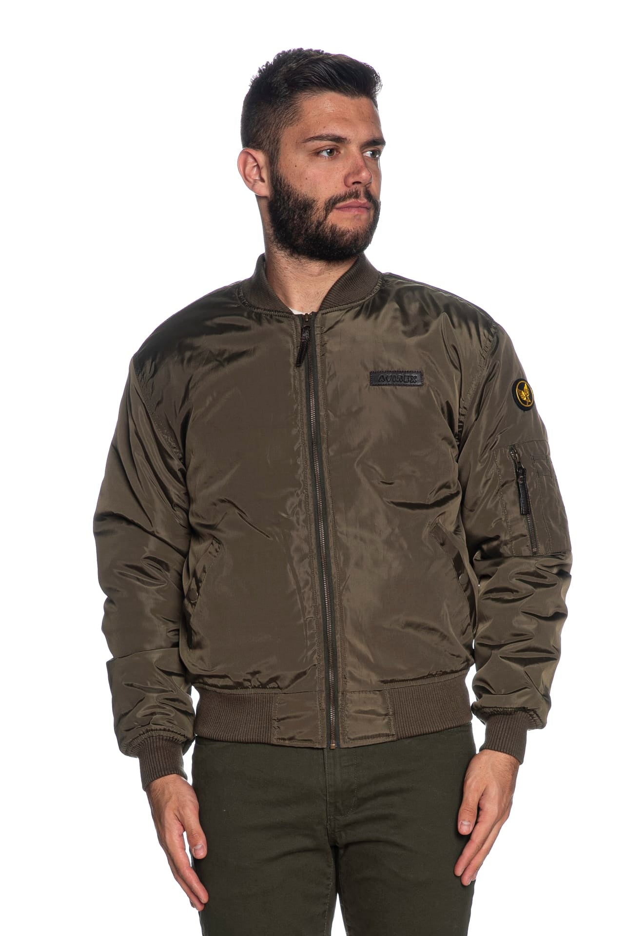 Green Srl Avirex Portafoglio Uomo in pelle Linea Eagle Antracite Green Srl Avirex Portafoglio Uomo in pelle Linea Eagle Antracite