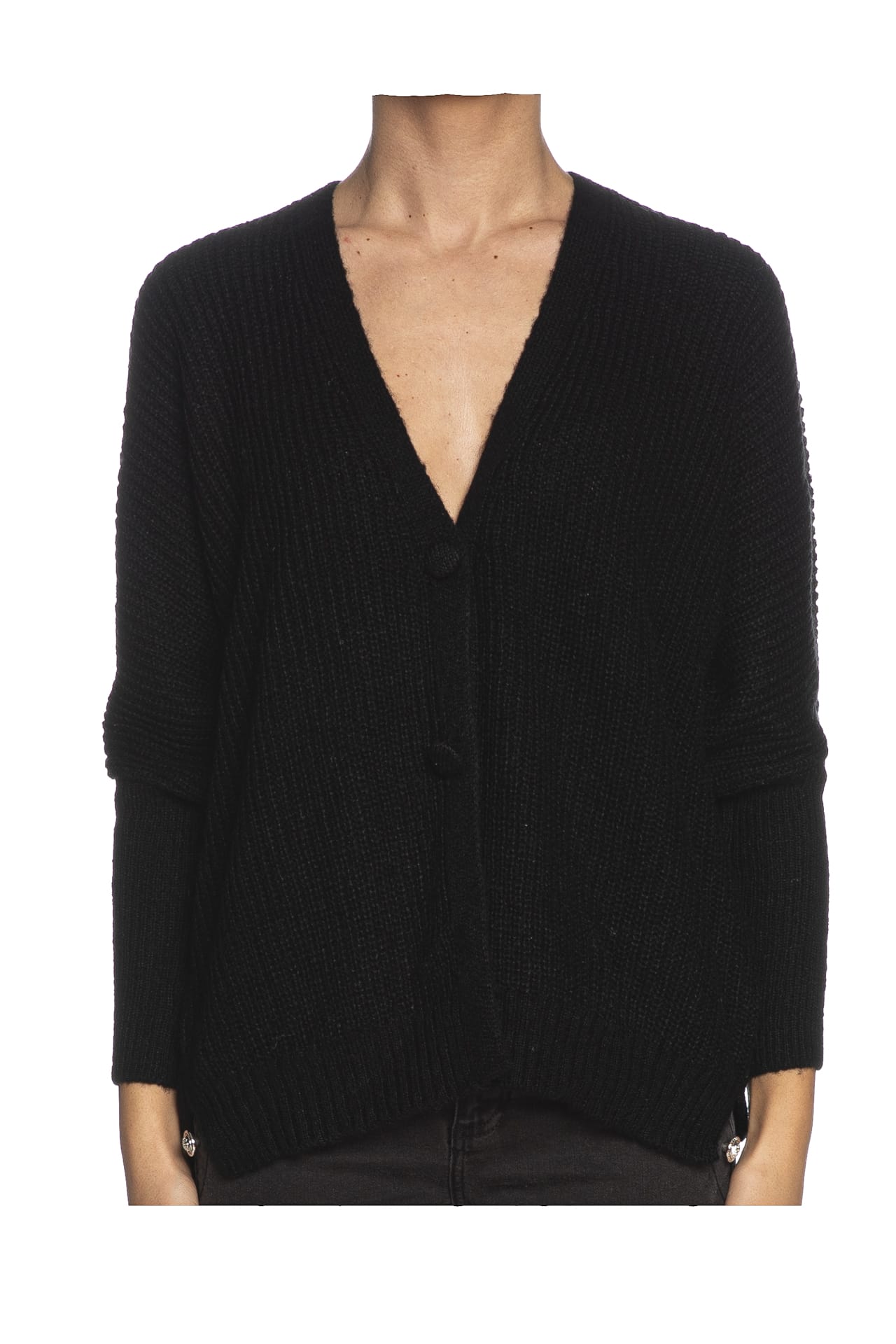 Cardigan morbido con cintura, sabbia oro | Intrend Cardigan morbido con cintura, sabbia oro | Intrend