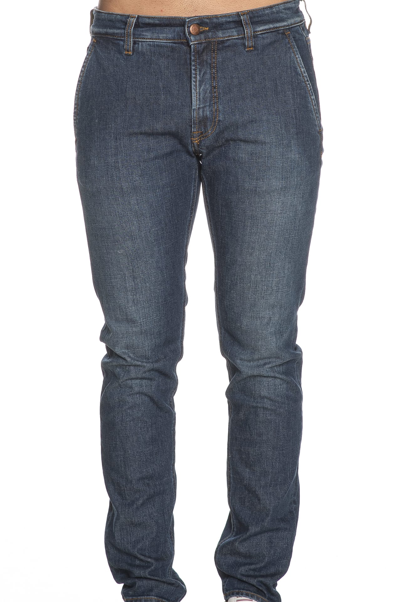 Jeans Siviglia Loretello Da Uomo Denim Dark Blu Medio Scuderi Store
