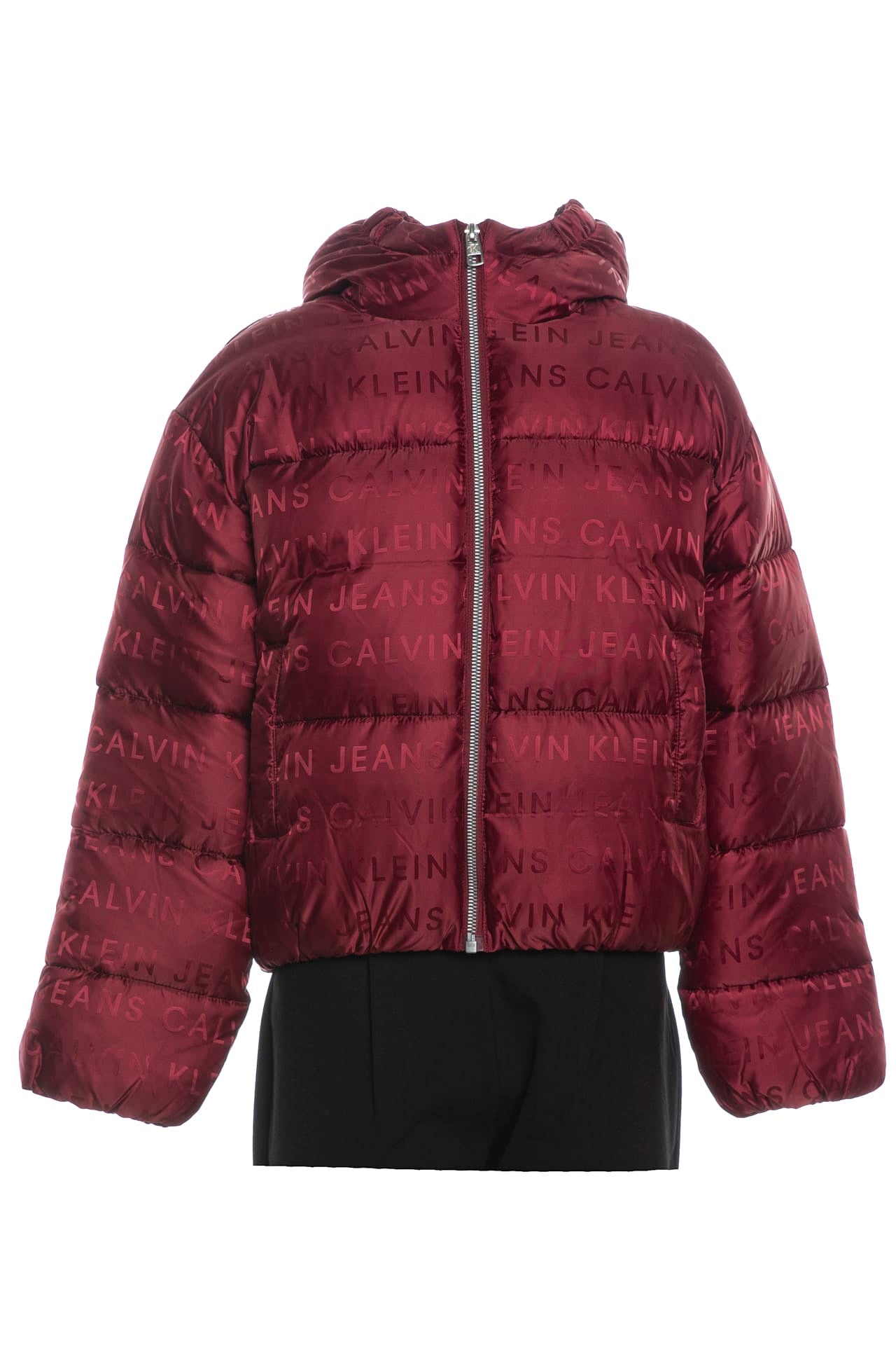 Jacket Giubbotto Rosso Calvin Klein Piumino Calvin Giubbino Calvin