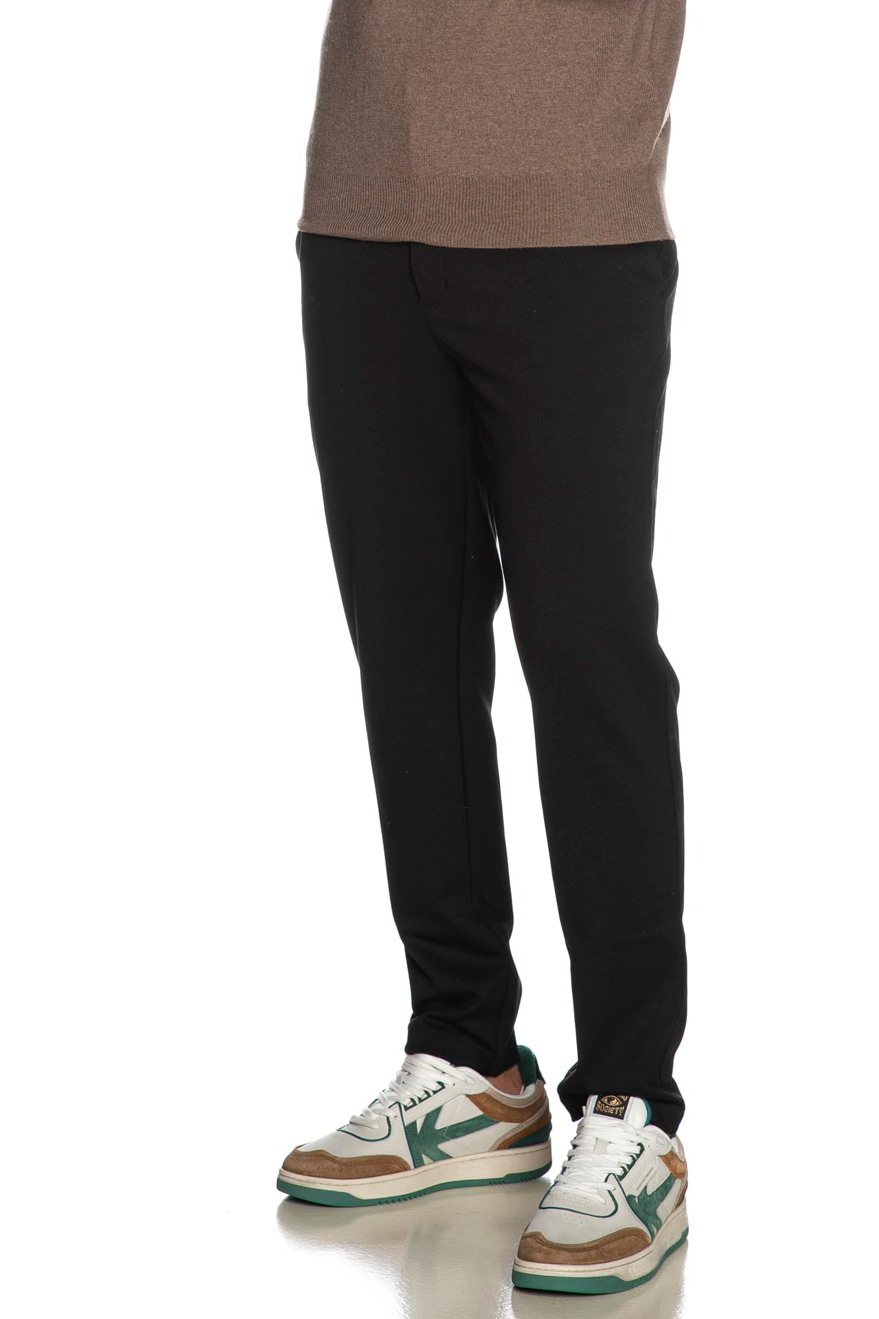 Pantalone Calvin Klein Cnf Knit Tp Pant Da Uomo Nero - Scuderi Store