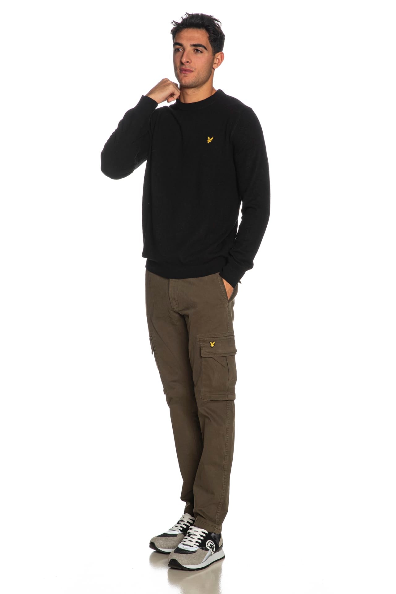 Pantalone Lyle Scott Cg Pants Da Uomo Verde Militare Scuderi Store