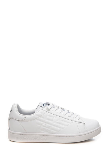 Scarpa Ea7 Classic Lth Eagle Da Uomo Bianca In Pelle