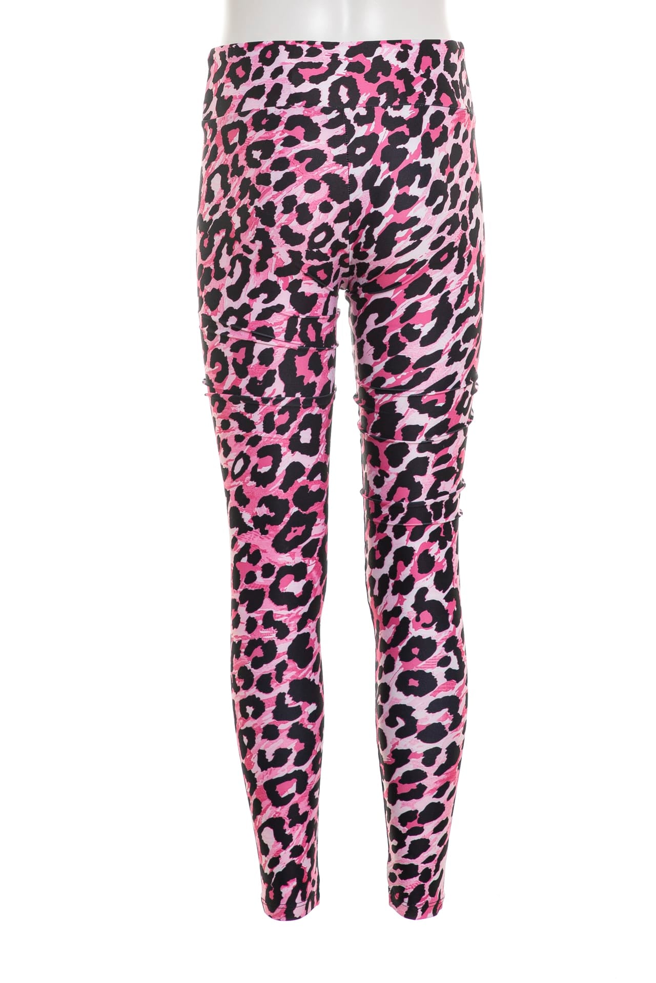 Leggings Guess Animalier Da Bambina Maculato Fuxia Nero Scuderi