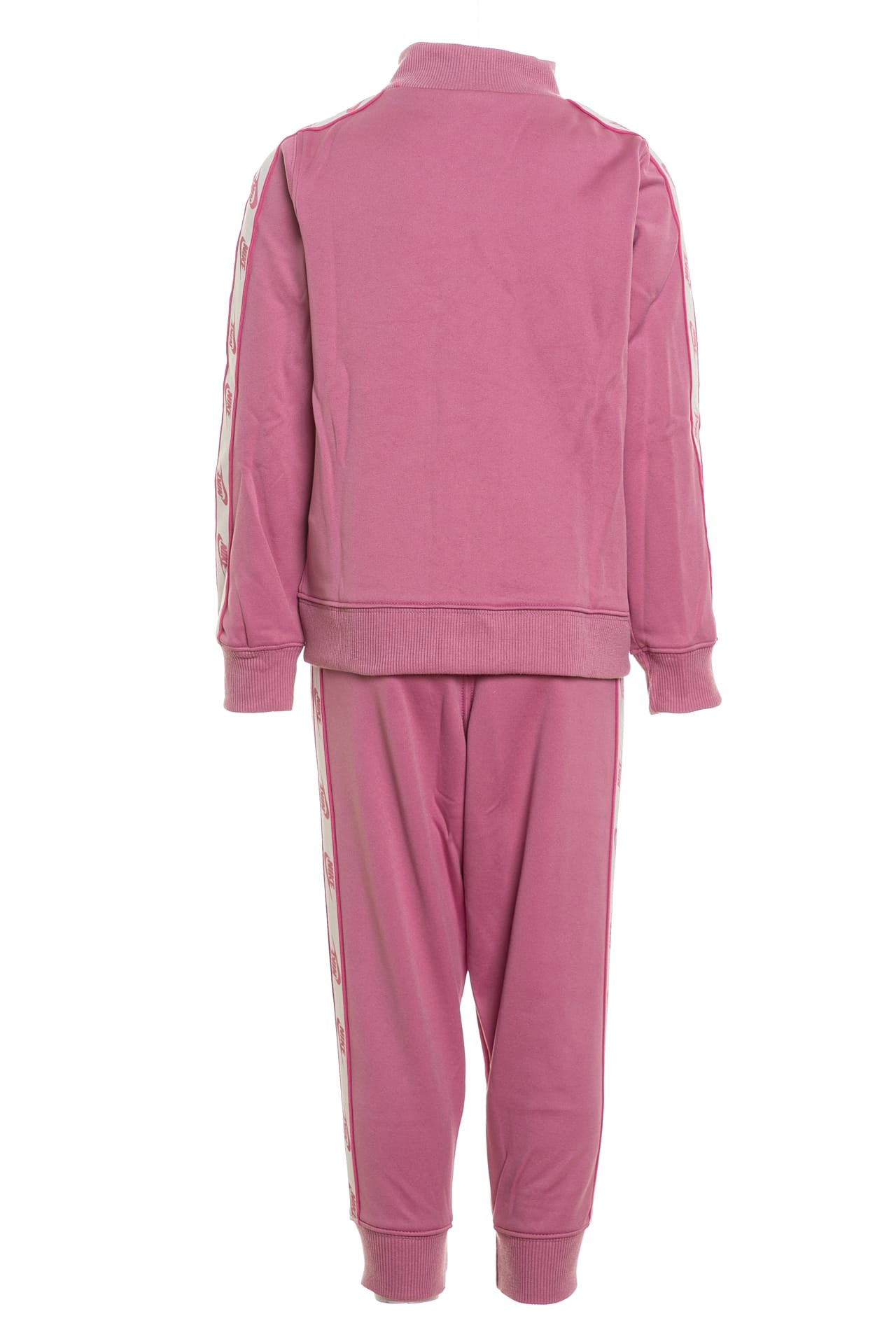 Tuta Nike Full Zip Set Logo Tap Da Bambina Rosa Bubble Scuderi Store