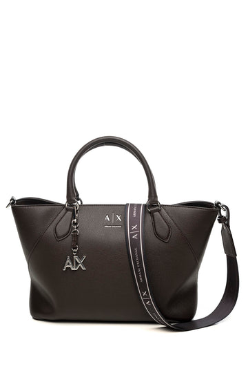 Borsa Armani Exchange donna marrone