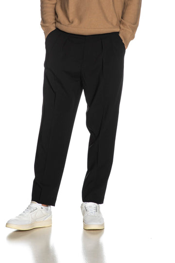Pantaloni Daniele Alessandrini uomo nero