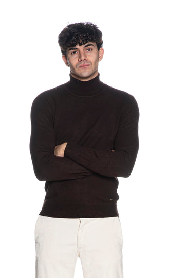 Maglia Gianni Lupo uomo marrone