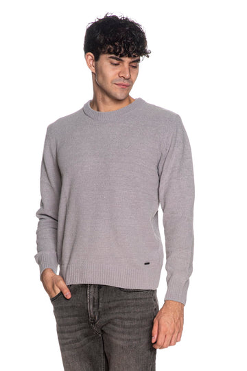 Maglia girocollo Gianni Lupo uomo grigio