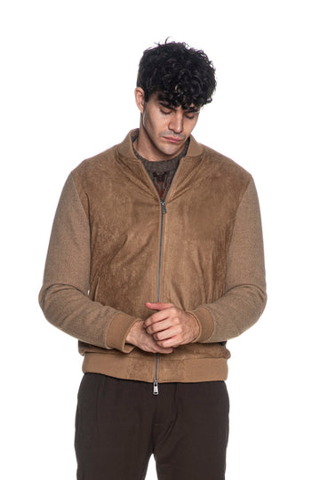 Bomber Gianni Lupo uomo marrone