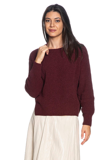 Maglia girocollo Gianni Lupo donna rosso