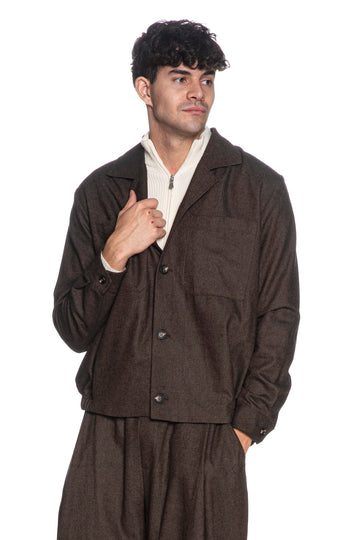 Giubbino Imperial uomo Buttoms Jkt marrone