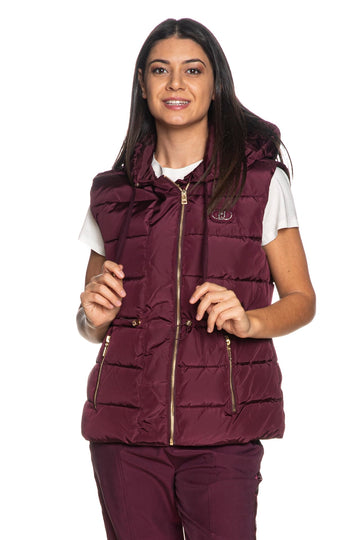 Gilet imbottito Liu Jo Sport donna bordeaux