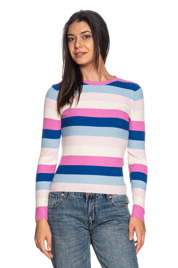 Maglia Only donna a righe fantasia