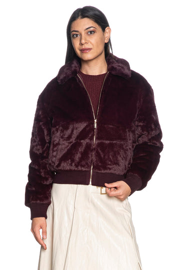 Bomber Tommy Hilfiger donna Calypso berry rosso