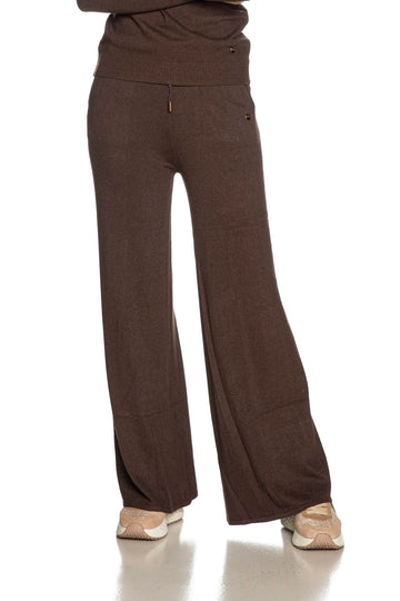 Pantaloni YES ZEE donna marrone