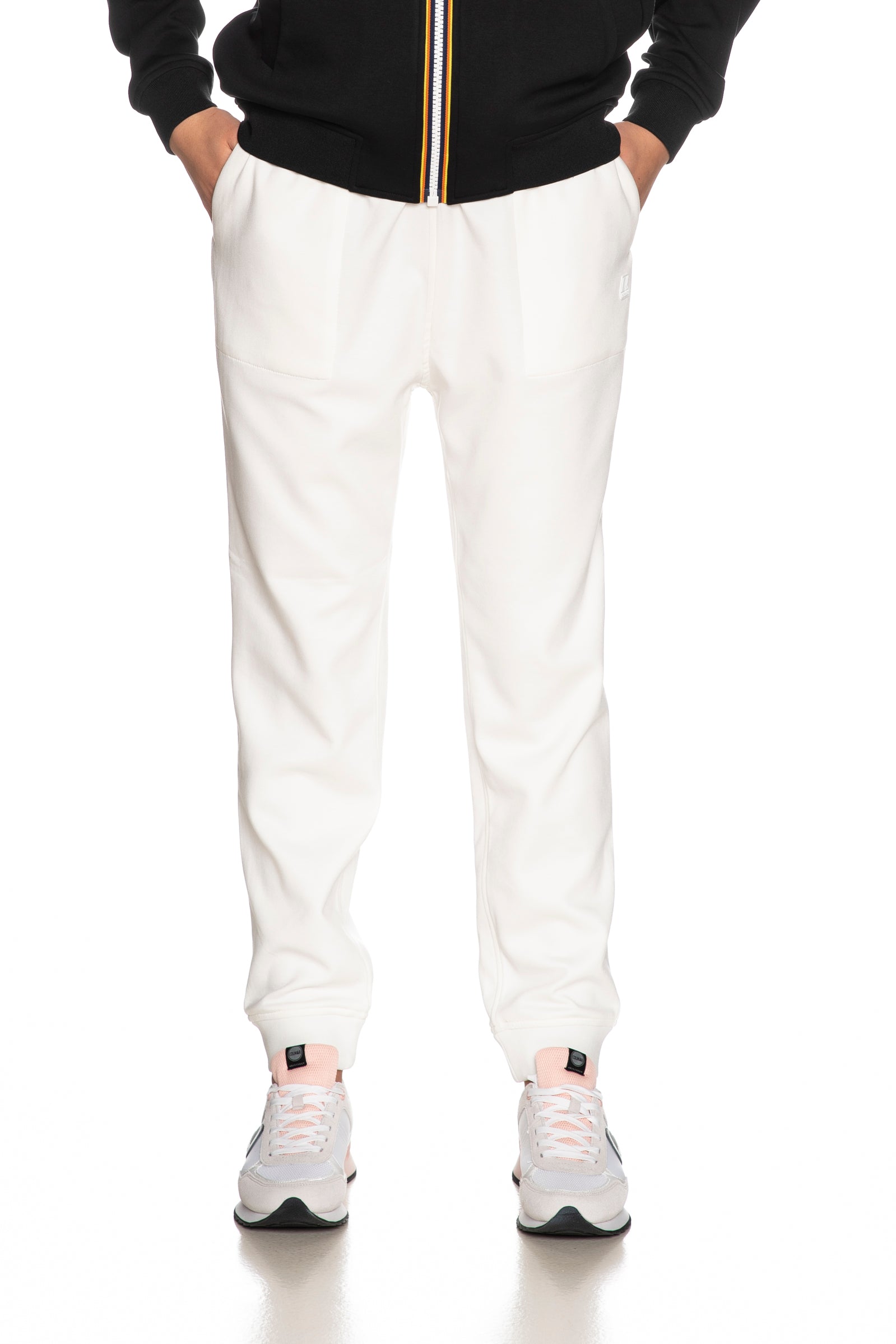 Pantalone Tuta K Way Melaine Da Donna Bianco Scuderi Store