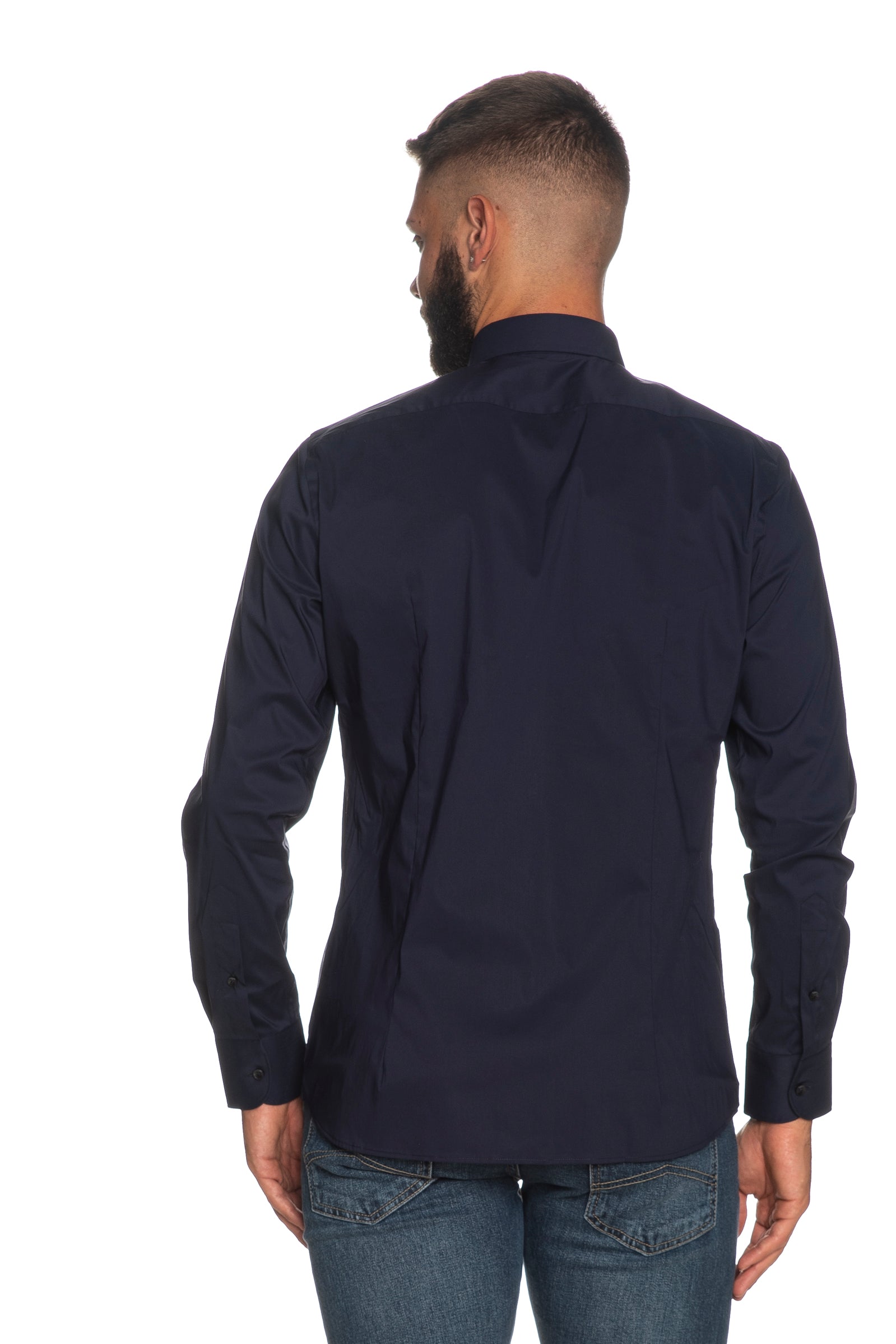 Camicia Marcus Slpop Da Uomo Blu Navy - Scuderi Store Camicia Marcus Slpop Da Uomo Blu Navy - Scuderi Store
