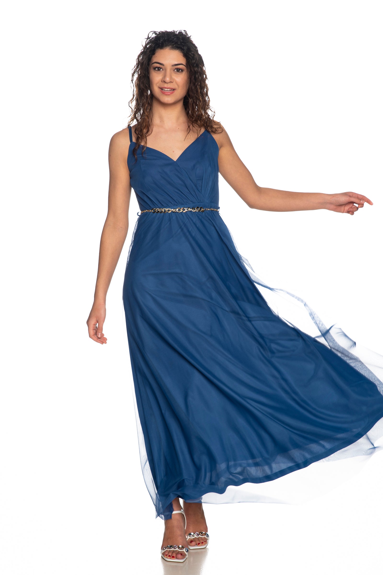 Abito Lungo Rinascimento Intero Dress Chain Da Donna Royal