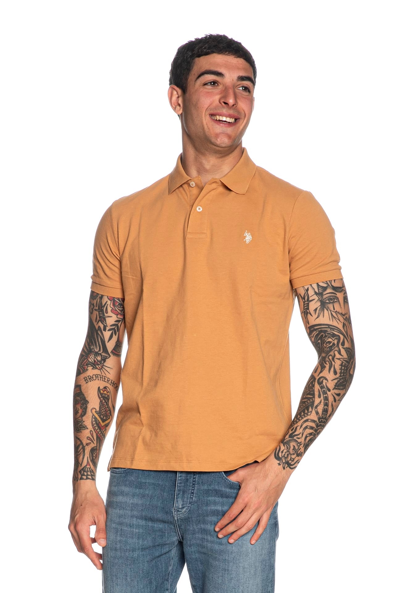 Polo U.S. Polo Assn King Da Uomo Albicocca