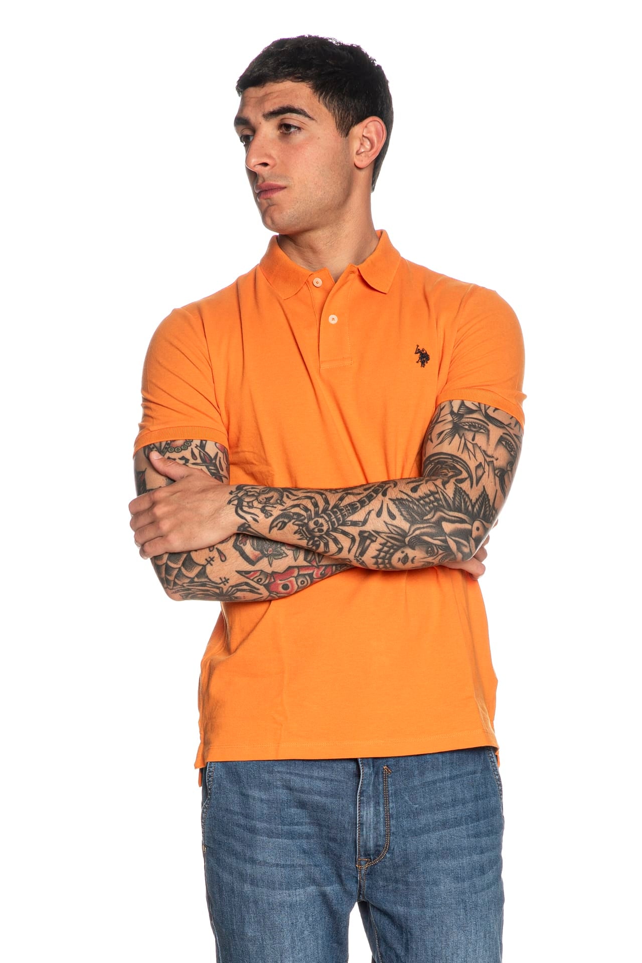 Polo U.S. Polo Assn King Da Uomo Arancione