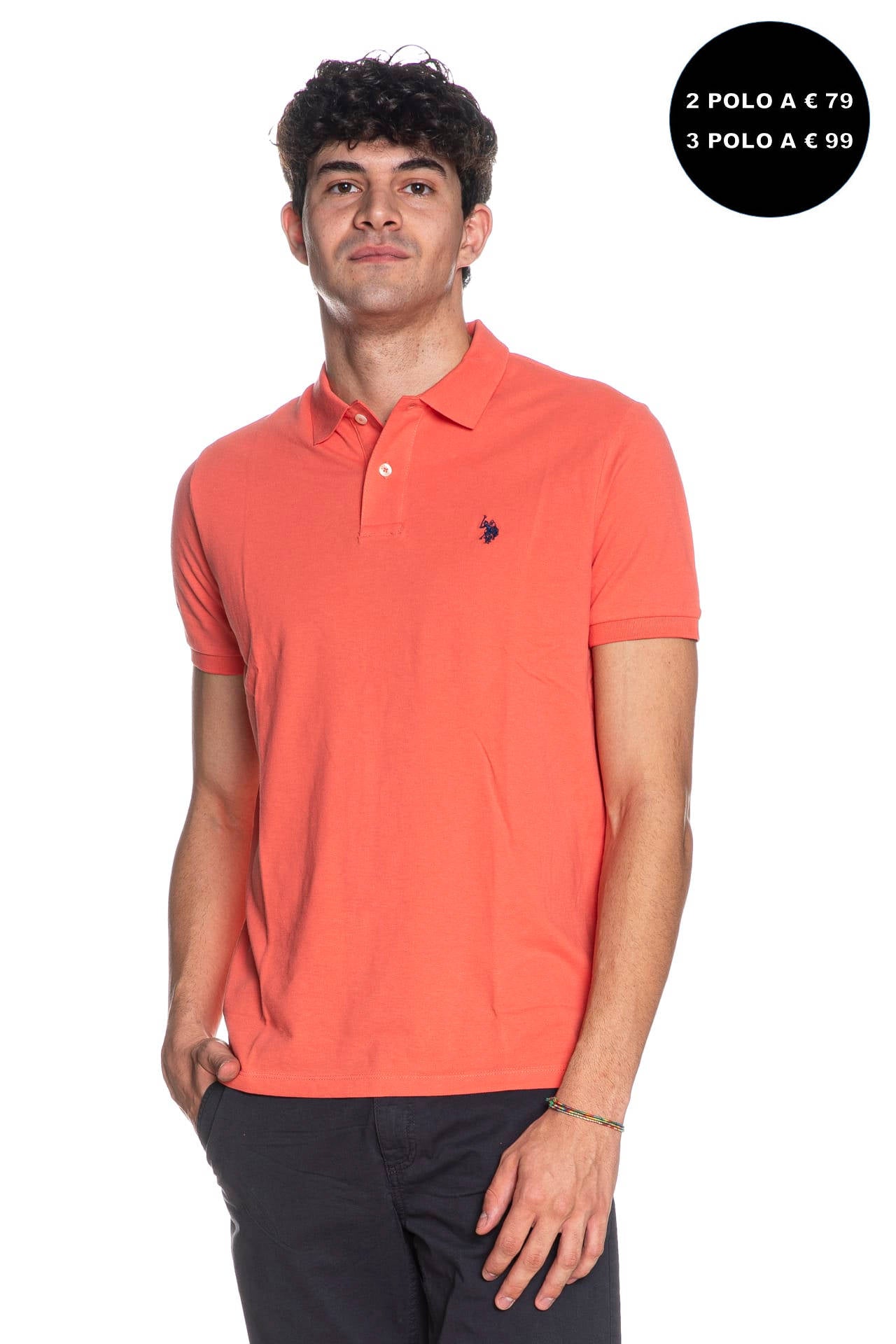 Polo U.S. Polo Assn King Da Uomo Corallo