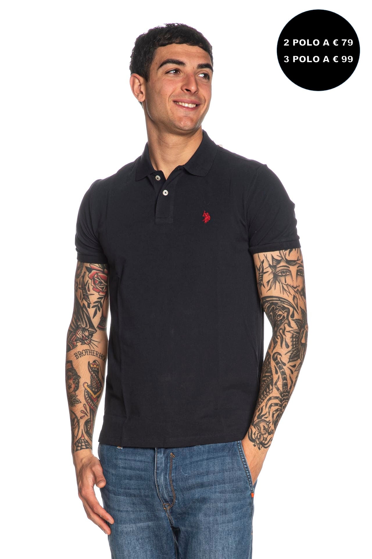 Polo U.S. Polo Assn King Da Uomo Blu Notte