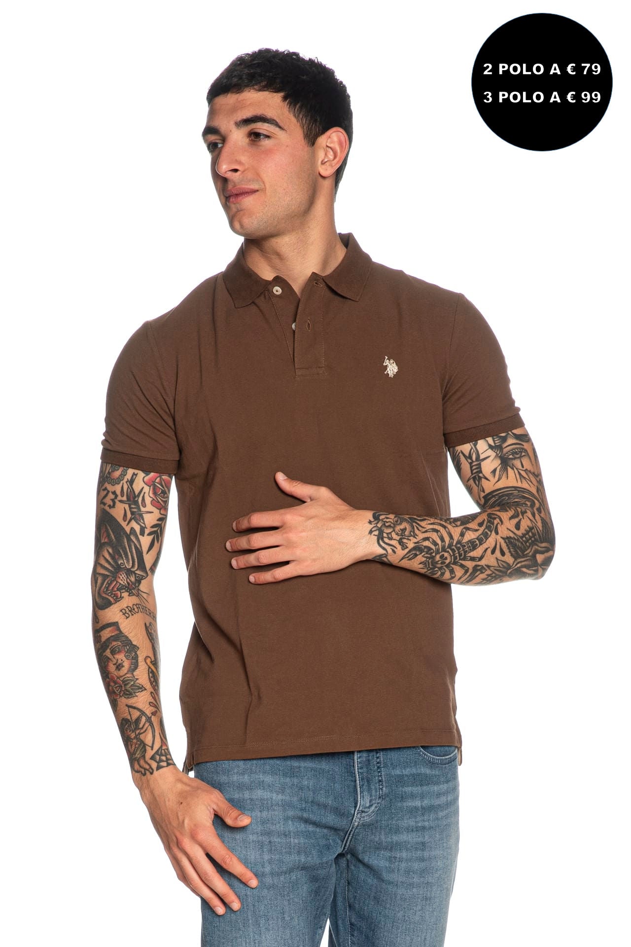 Polo U.S. Polo Assn King Da Uomo Cacao