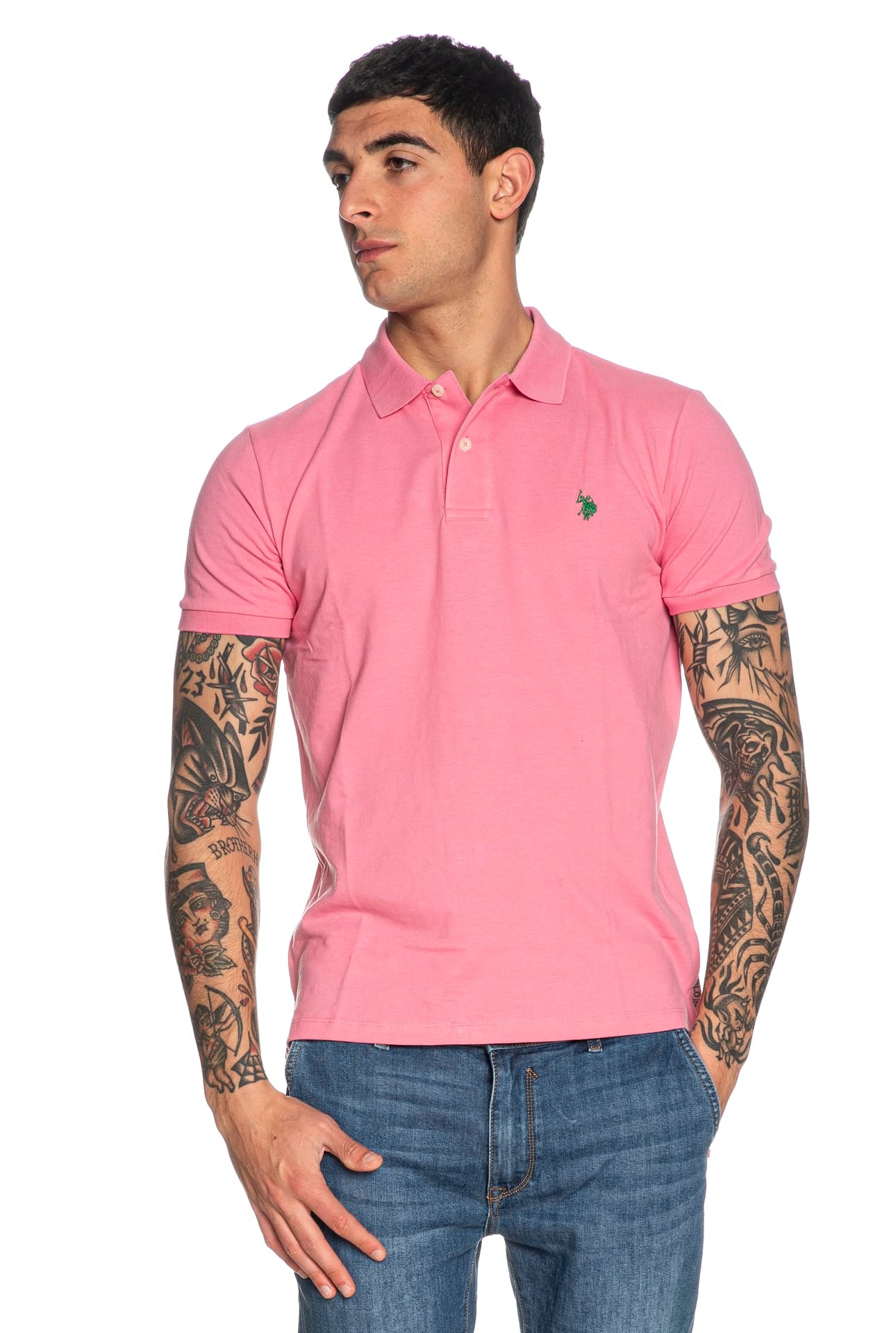 Polo U.S. Polo Assn King Da Uomo Rosa Bubble