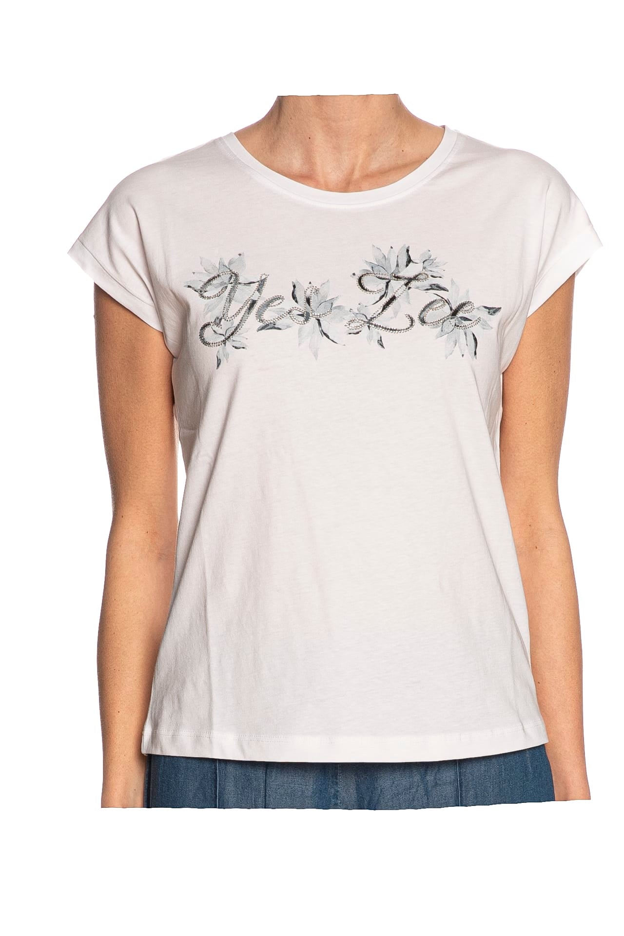 T Shirt Yes Zee Yz Signed C Da Donna Bianca - Scuderi Store