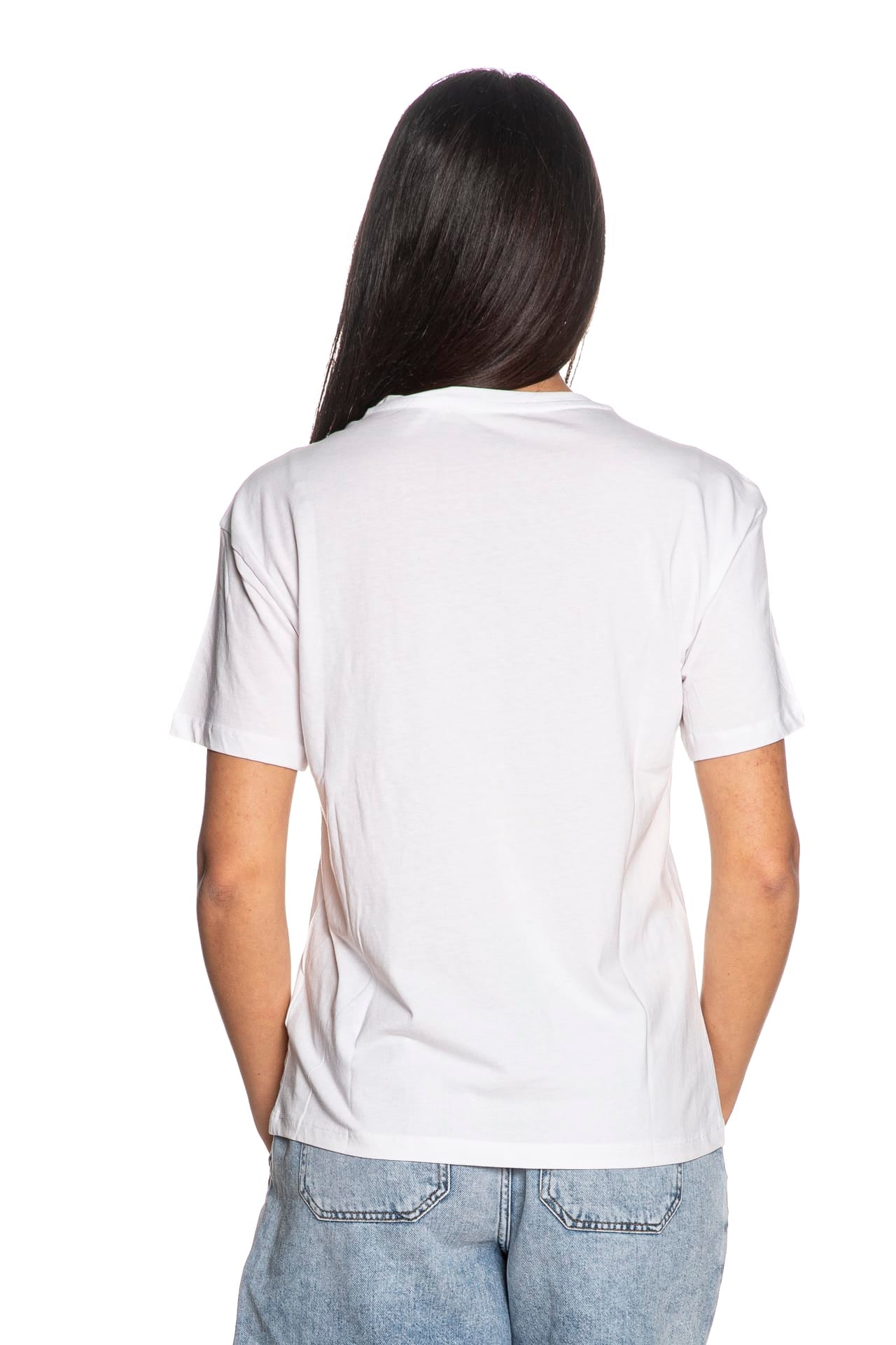 T Shirt Yes Zee Botanical Chaos Da Donna Bianca - Scuderi Store
